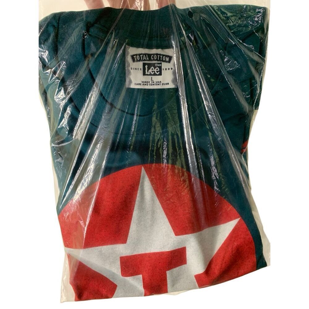 Vintage Texaco Havoline Racing t shirt Lee Made in USA Cotton size large NEW